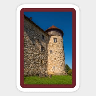 Dubovac Castle in Karlovac, Croatia Sticker